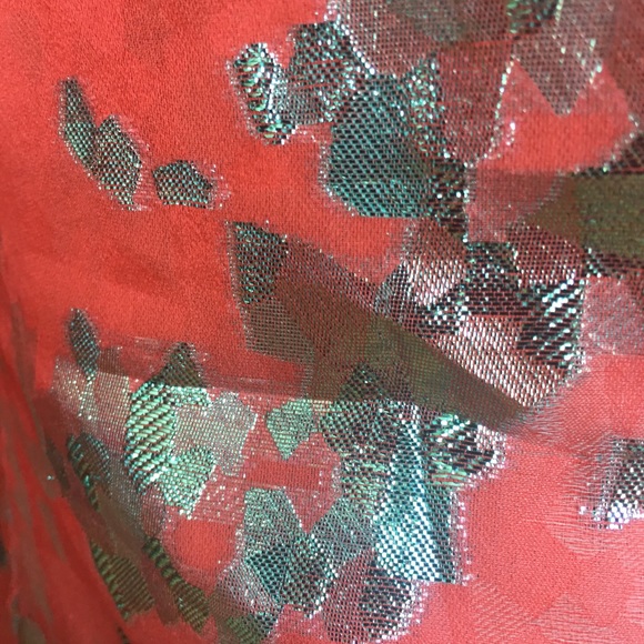 🌹PRISTINE VINTAGE SPANISH SILK DRESS EMBOSSMENTS - Picture 3 of 7